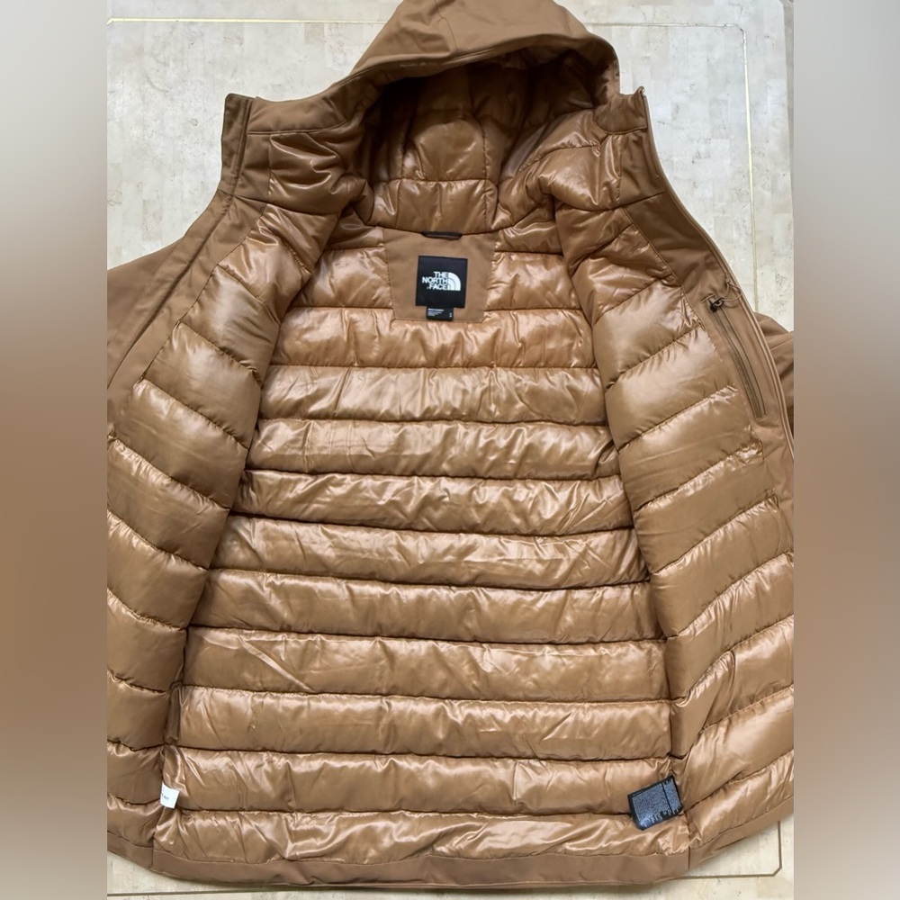 The North Face Mountain Range Down Parka 600 Men's Sz M Utility Brown NWT $400 - Picture 12 of 16